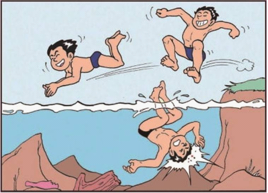 防溺水安全教育漫畫圖集 - gcsyxx102 - 莞城實驗小學一（2）班