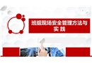 班組現(xiàn)場安全管理理論與實踐培訓(xùn)