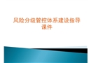 風險分級管控體系建設指導課件
