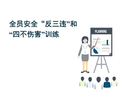 全員安全“反三違”訓(xùn)練和“四不傷害”培訓(xùn)