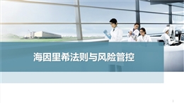 海因里希法則與風險管控