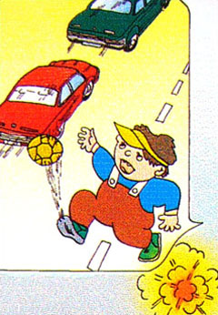 中小學(xué)生交通安全漫畫(huà)