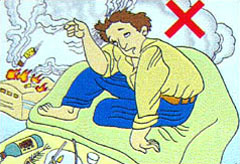 中小學(xué)生消防安全漫畫(huà)